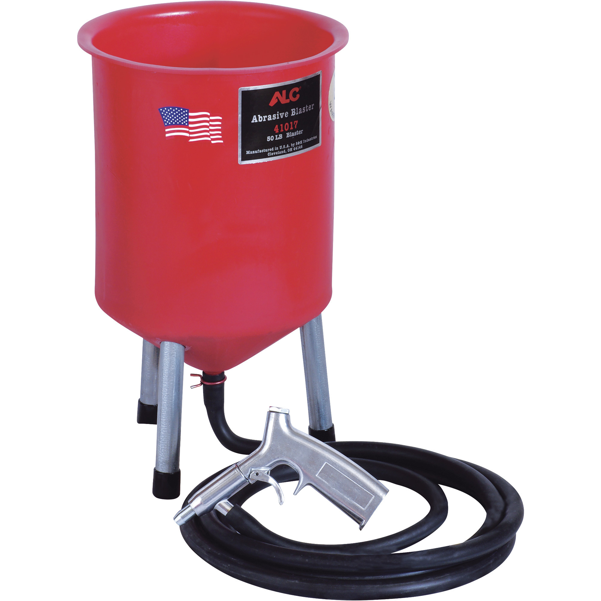 ALC Portable Abrasive Siphon Blaster, 50-Lb. Capacity, Model# 41017